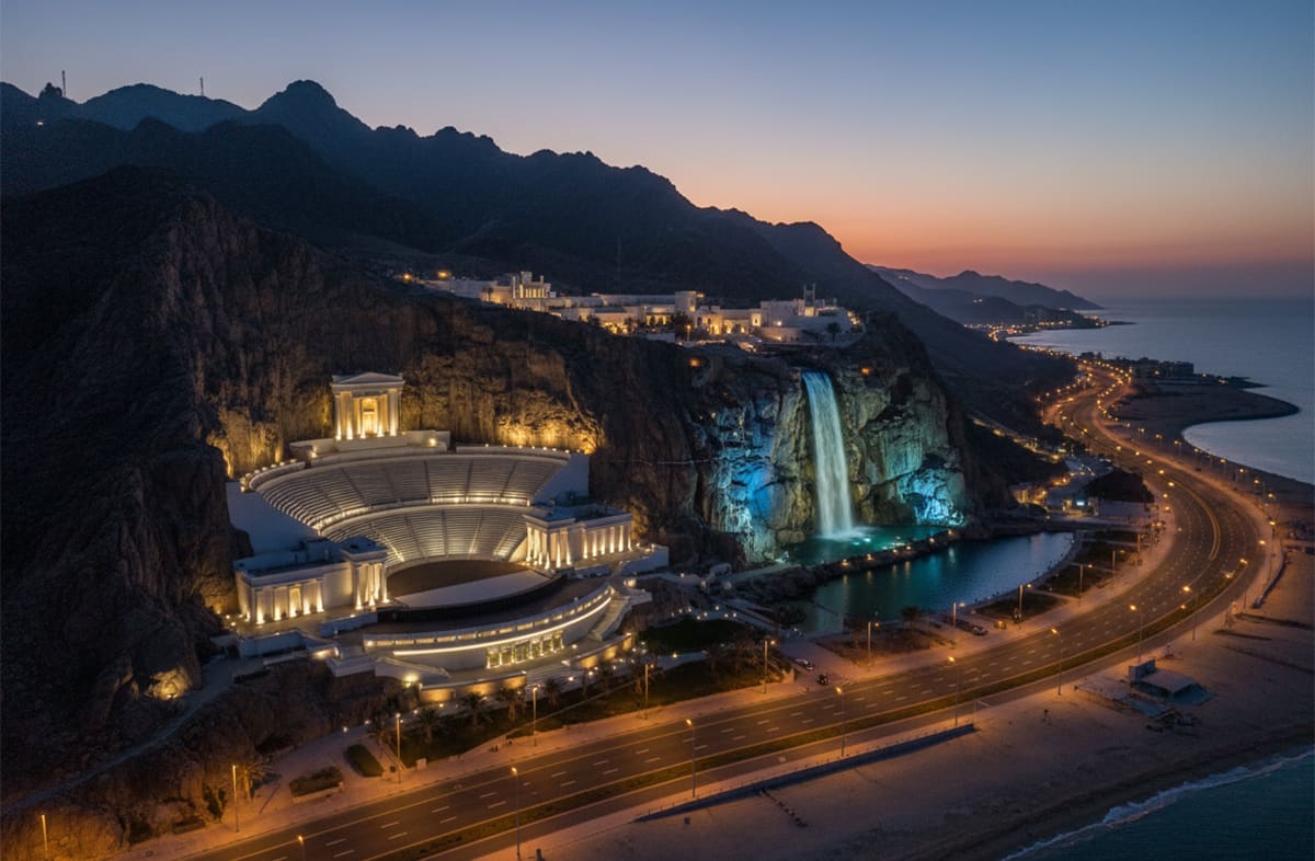 Khorfakkan Waterfall