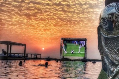 World Cup at Saadiyat Beach Club