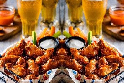 Wings and Brew at Roots & Bar Kitchen