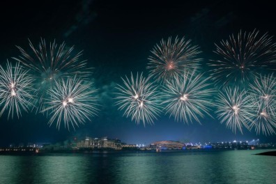 New Year’s Eve Fireworks at Yas Bay