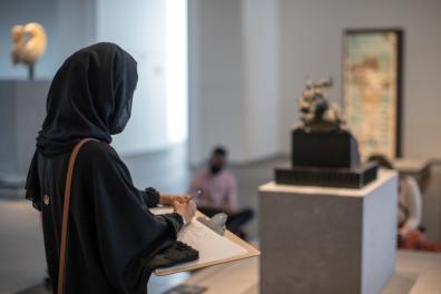 Drawing At The Museum