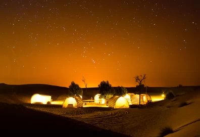 Dive into the Magic of an Evening Desert Safari in Dubai's Majestic Dunes