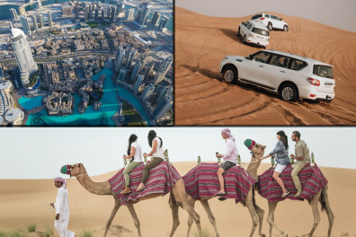 Morning Desert Safari with Camel Ride + Dubai City Sightseeing Tour