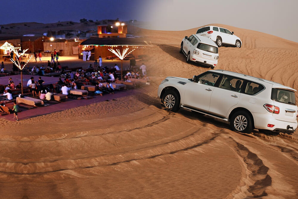 Evening Desert Safari With Vip Sitting And Bbq Dinner Table Serving