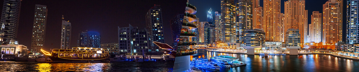 Dhow Dinner (BBQ/Buffet) Cruise in Dubai Marina